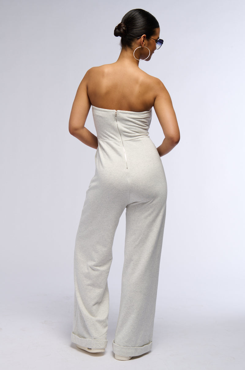 SHE'S SO CHIC FRENCH TERRY JUMPSUIT