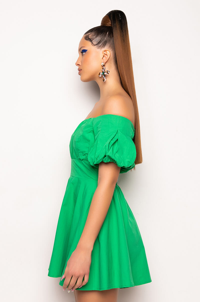 SWEET TING MINI OFF THE SHOULDERS DRESS