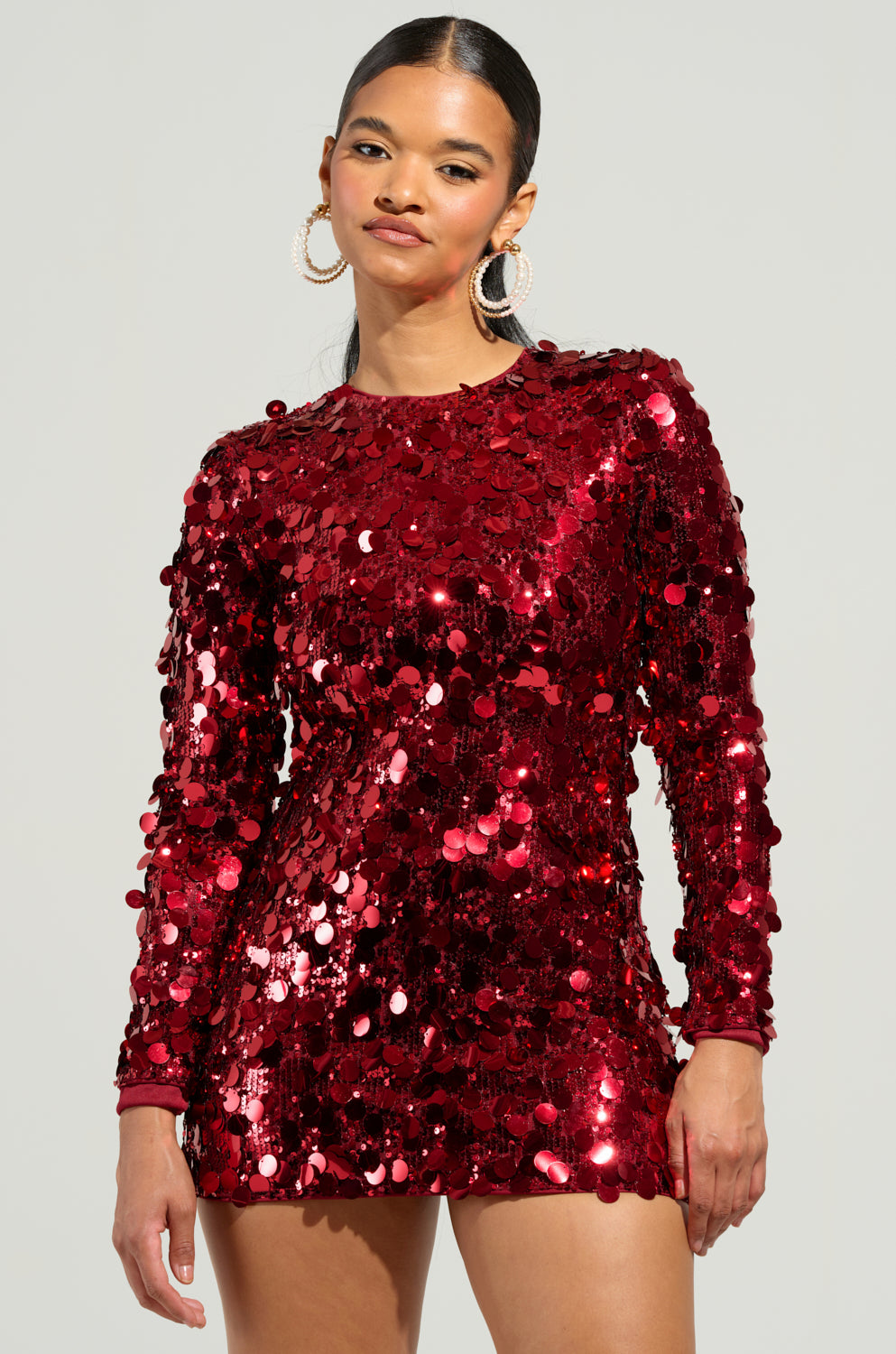 SHE'S ALL THAT SEQUIN MINI DRESS