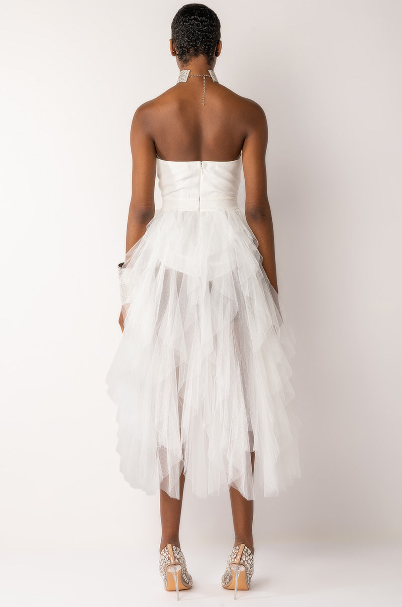 LOVE STORY MAXI TULLE DRESS