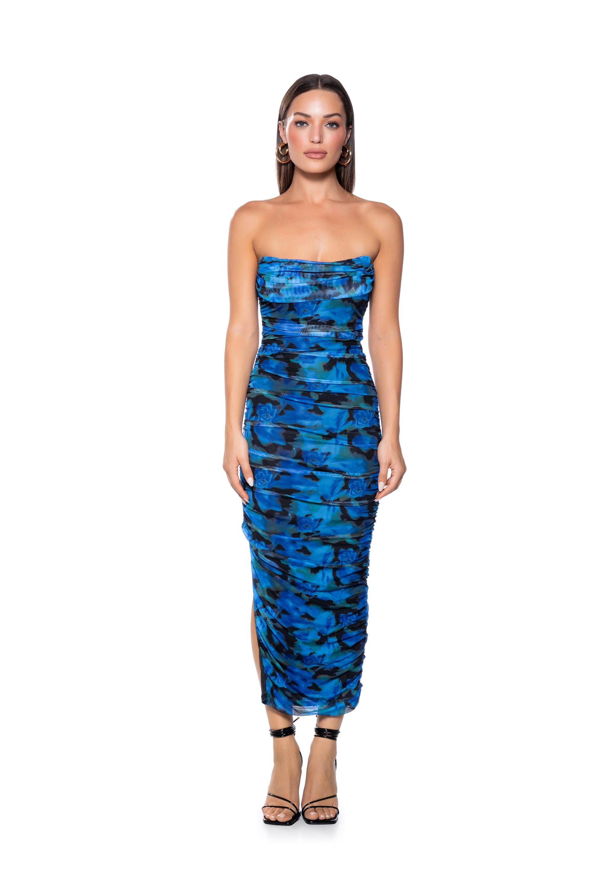 RYLEE RUCHED MAXI DRESS