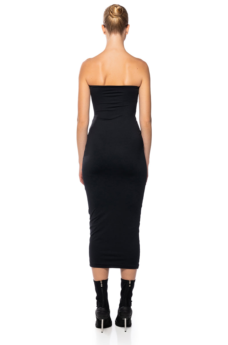 OFF THE TOP TUBE MIDI DRESS