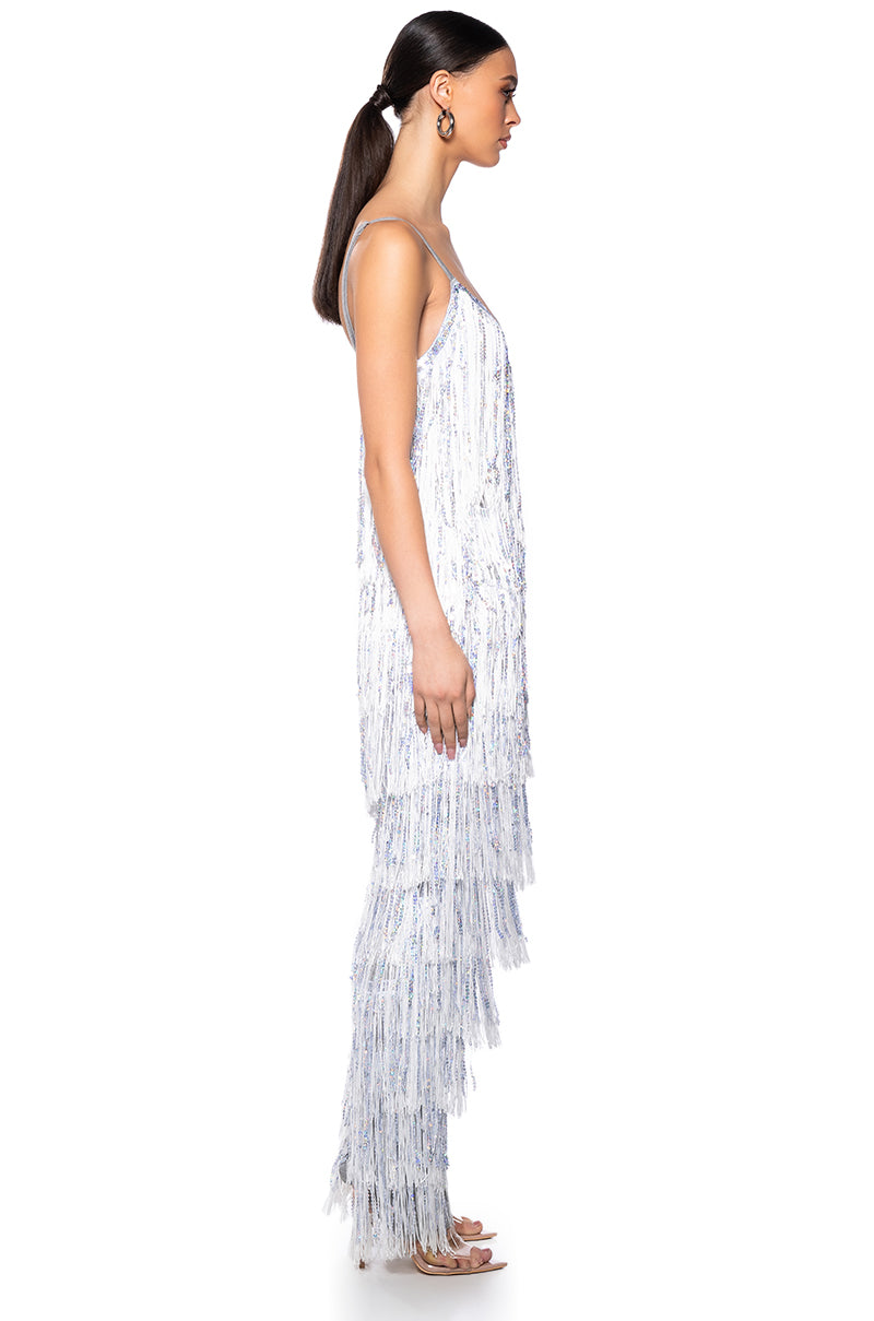 STAR OF THE SHOW FRINGE JUMPSUIT