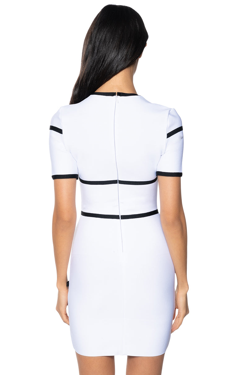 SUMMER IN THE HAMPTONS BOW MINI DRESS