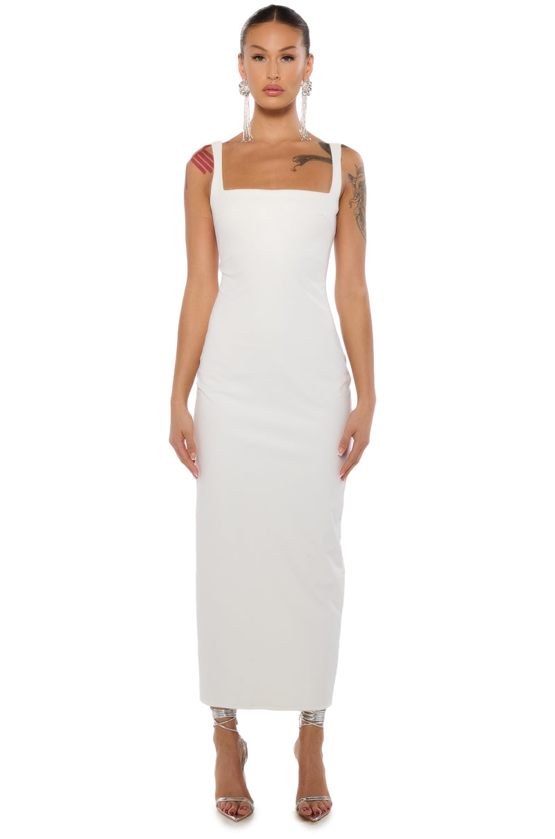 REINA PU MAXI DRESS