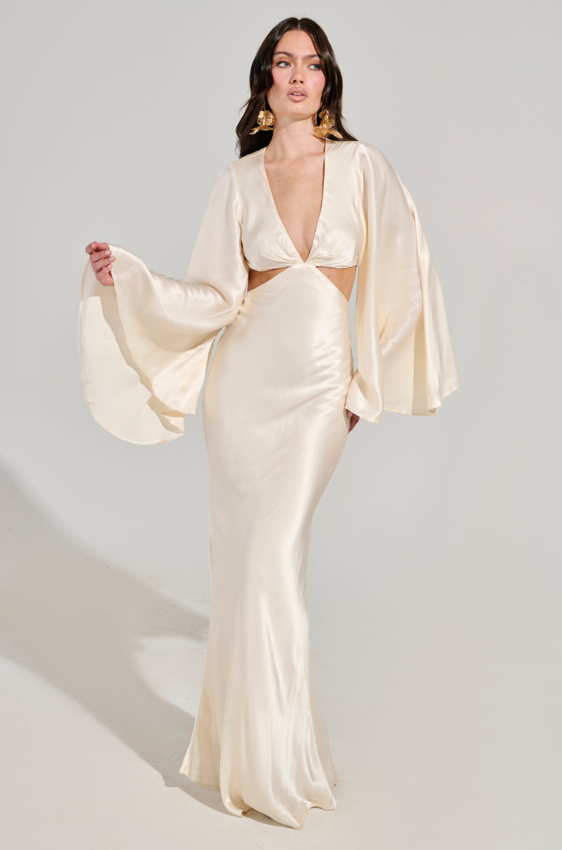 TAYLOR SATIN MAXI DRESS