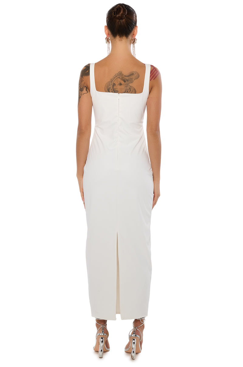 REINA PU MAXI DRESS