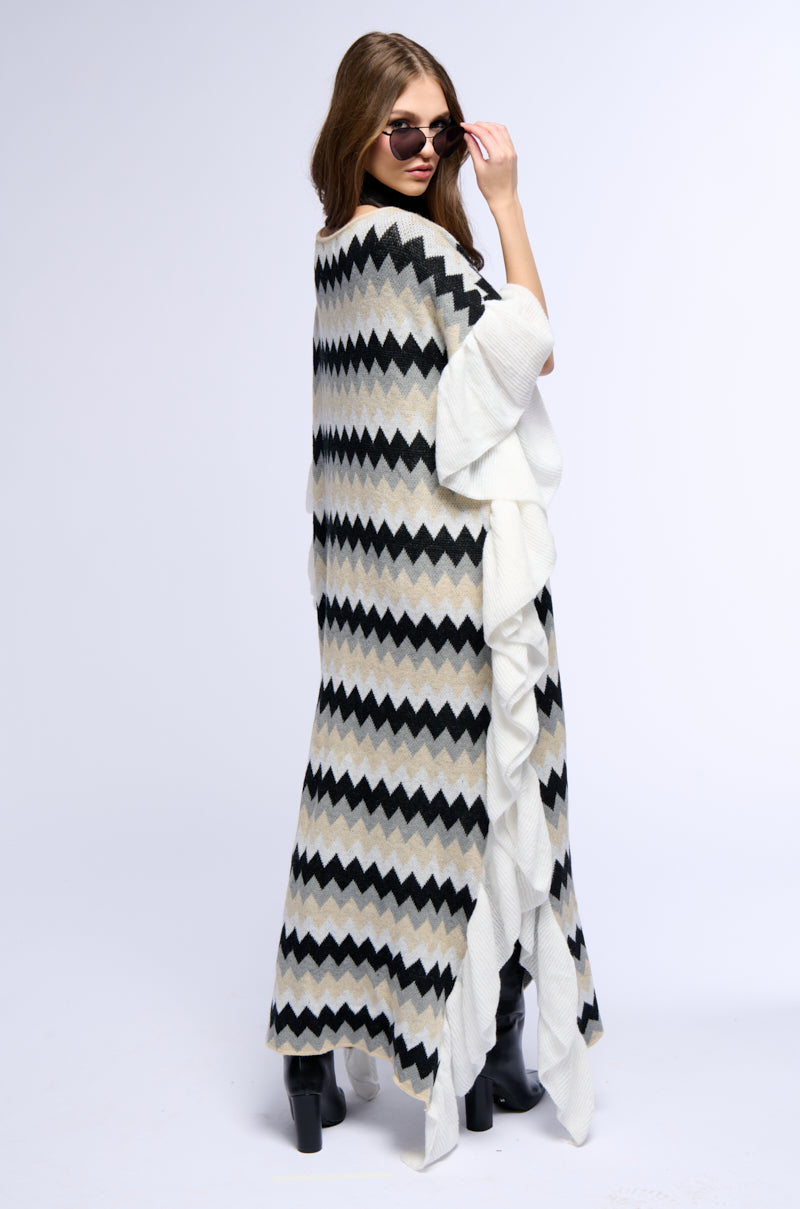 BOAT DAY KNIT MAXI COVER UP