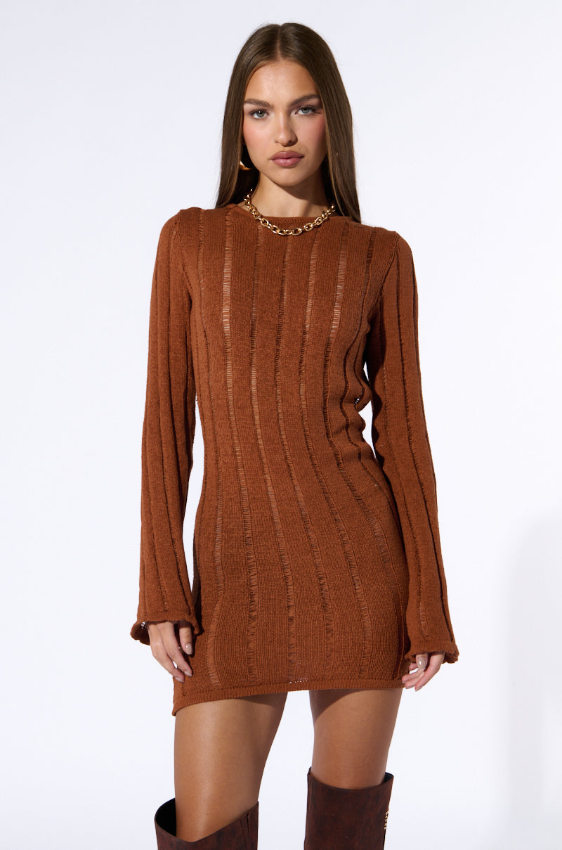 COOL IT KNIT MINI DRESS