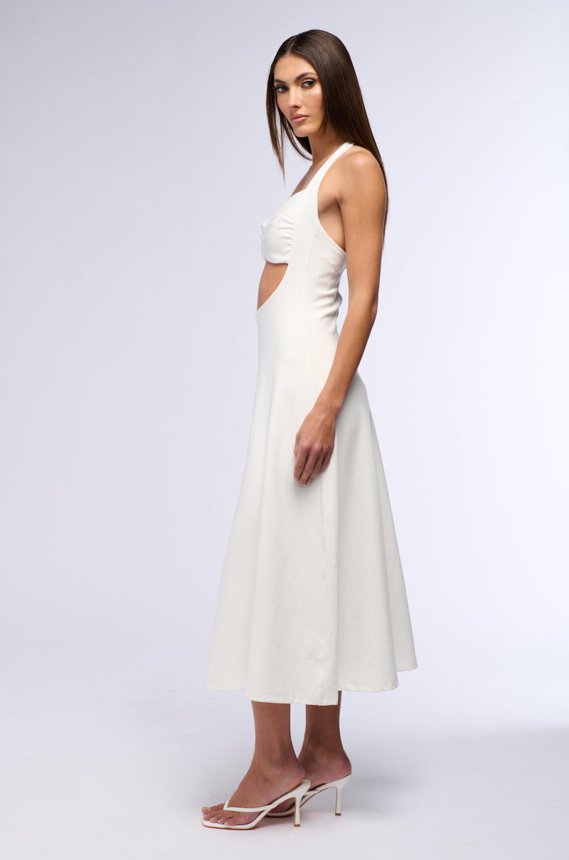 FROM DAY TO NIGHT KNIT MIDI DRESS