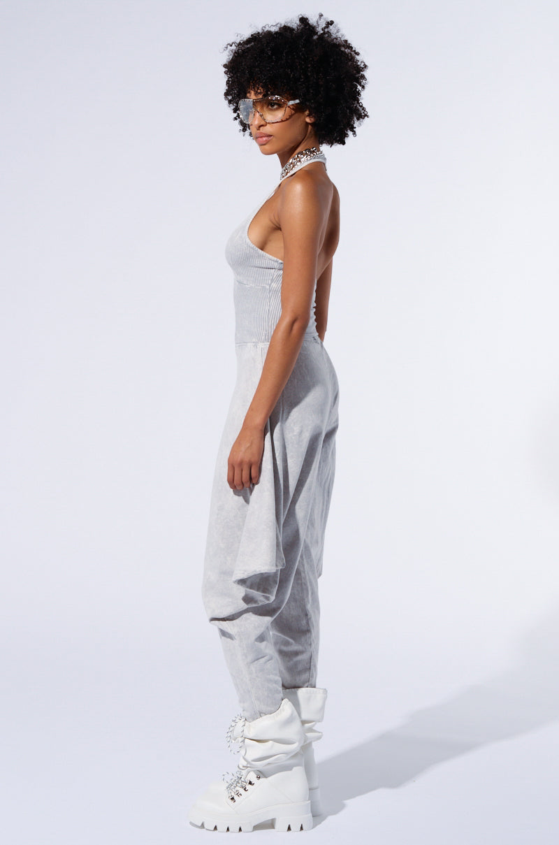 LONG TIME NO SEE KNIT JUMPSUIT