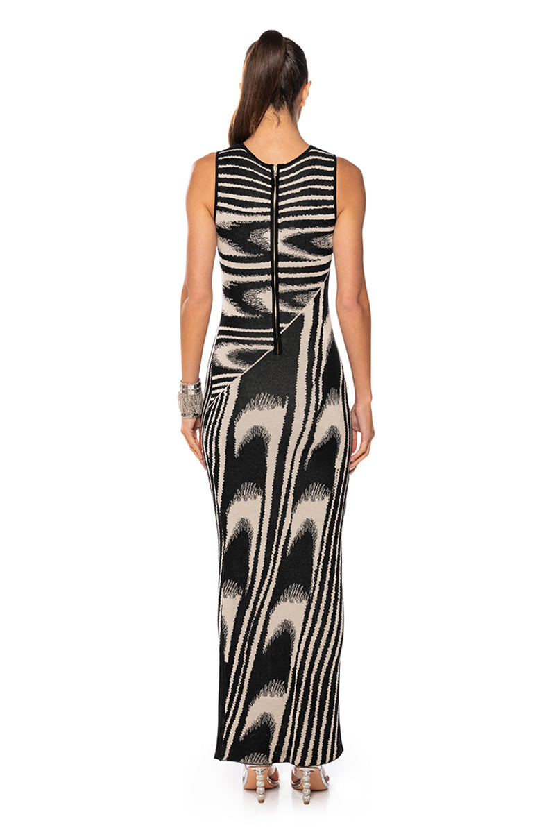 HURRICANE MAXI BODYCON DRESS
